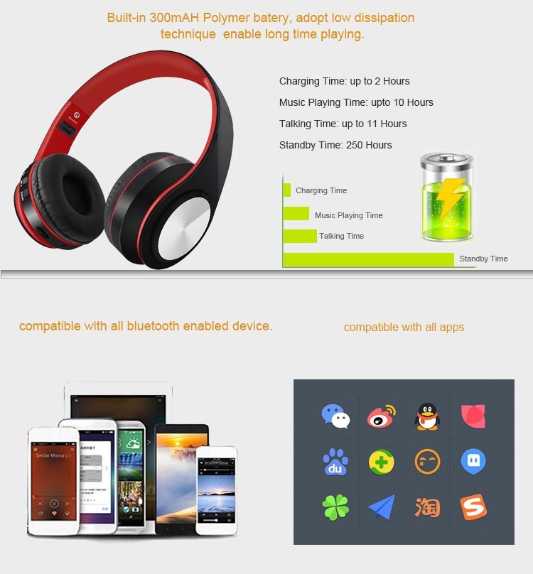 Apple-Compatible Wireless Headset